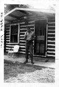 Bruce Dorrough; cabin he and mom rented on ther Honeymoon